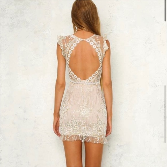 Hello Molly Gold ✨ Dress - Picture 5 of 5